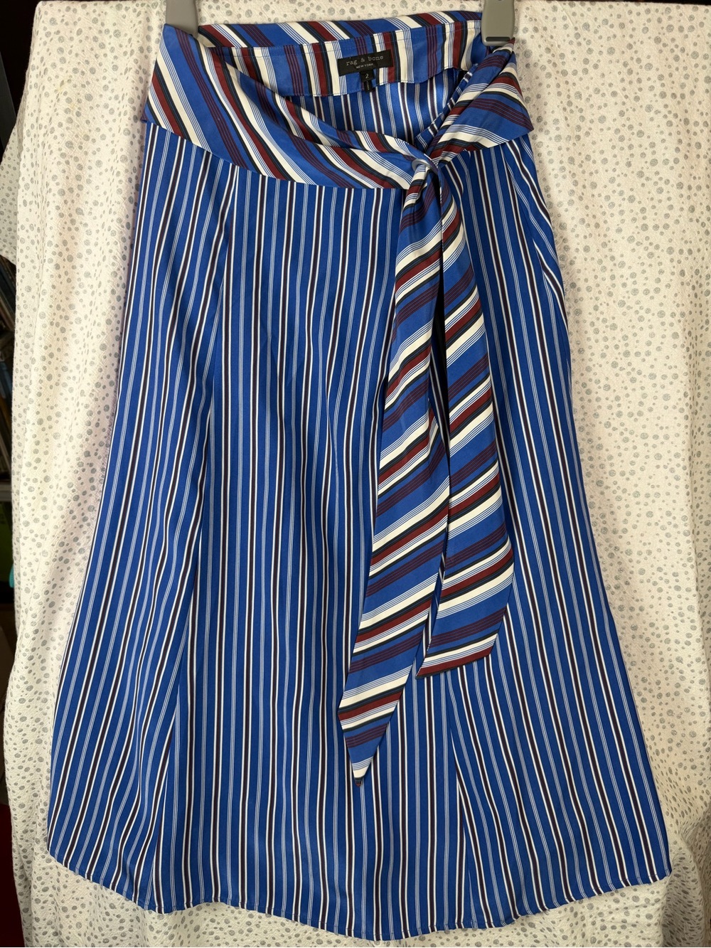 Rag & Bone Felix Silk Skirt Size 2 A-Line Midi